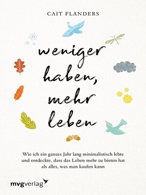 cover image of Weniger haben, mehr leben